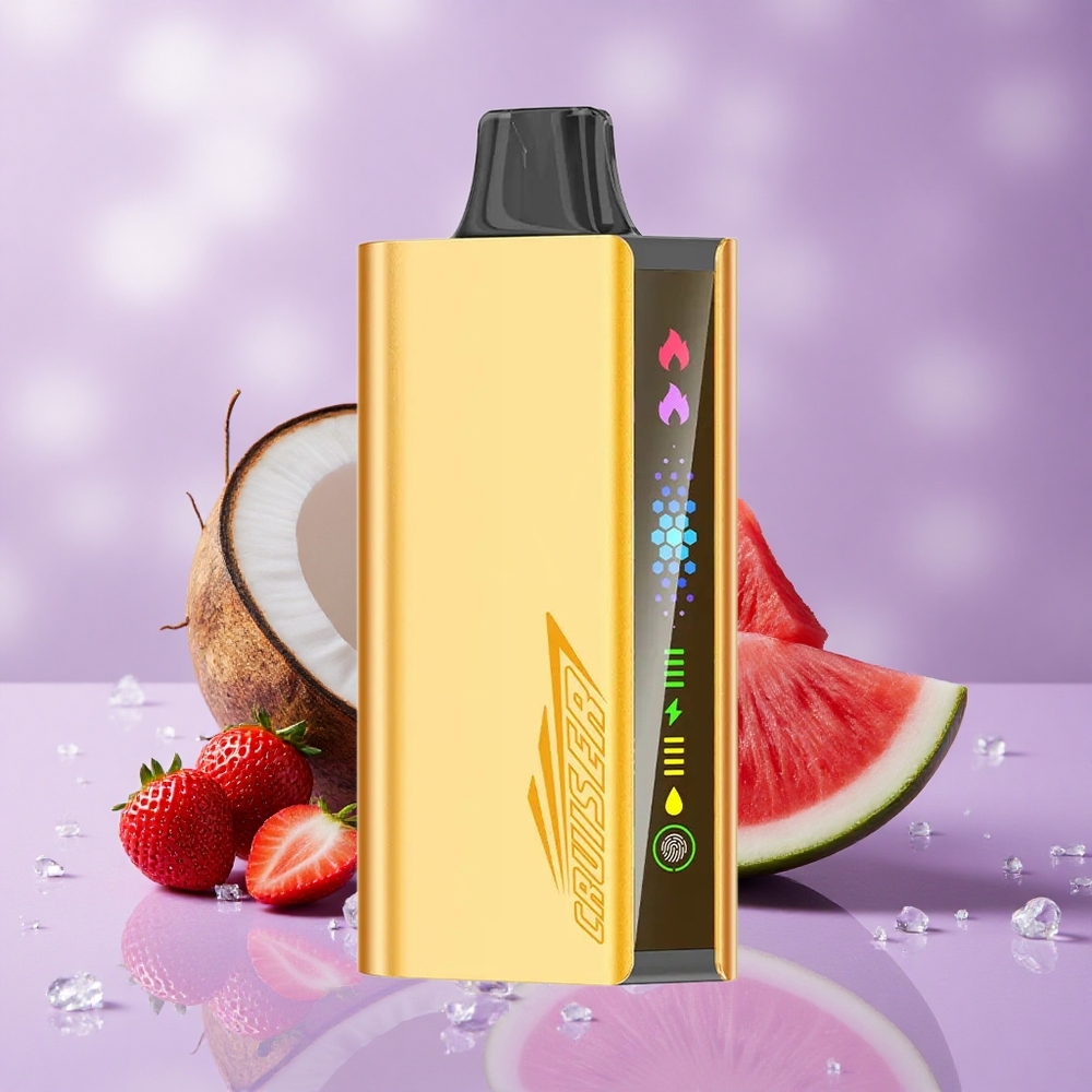 JNR Cruiser 12000 Puffs Dâu Dừa Dưa Hấu Pin 3500mAh Thân Nhôm Nguyên Khối