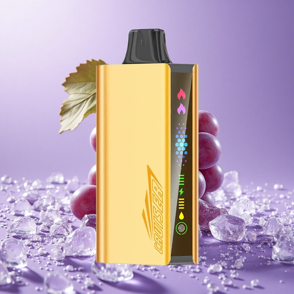 JNR Cruiser 12000 Puffs Nho Đá Pin Tích Hợp 3500 mAh Màn Hình Hiển Thị Hoạt Hình