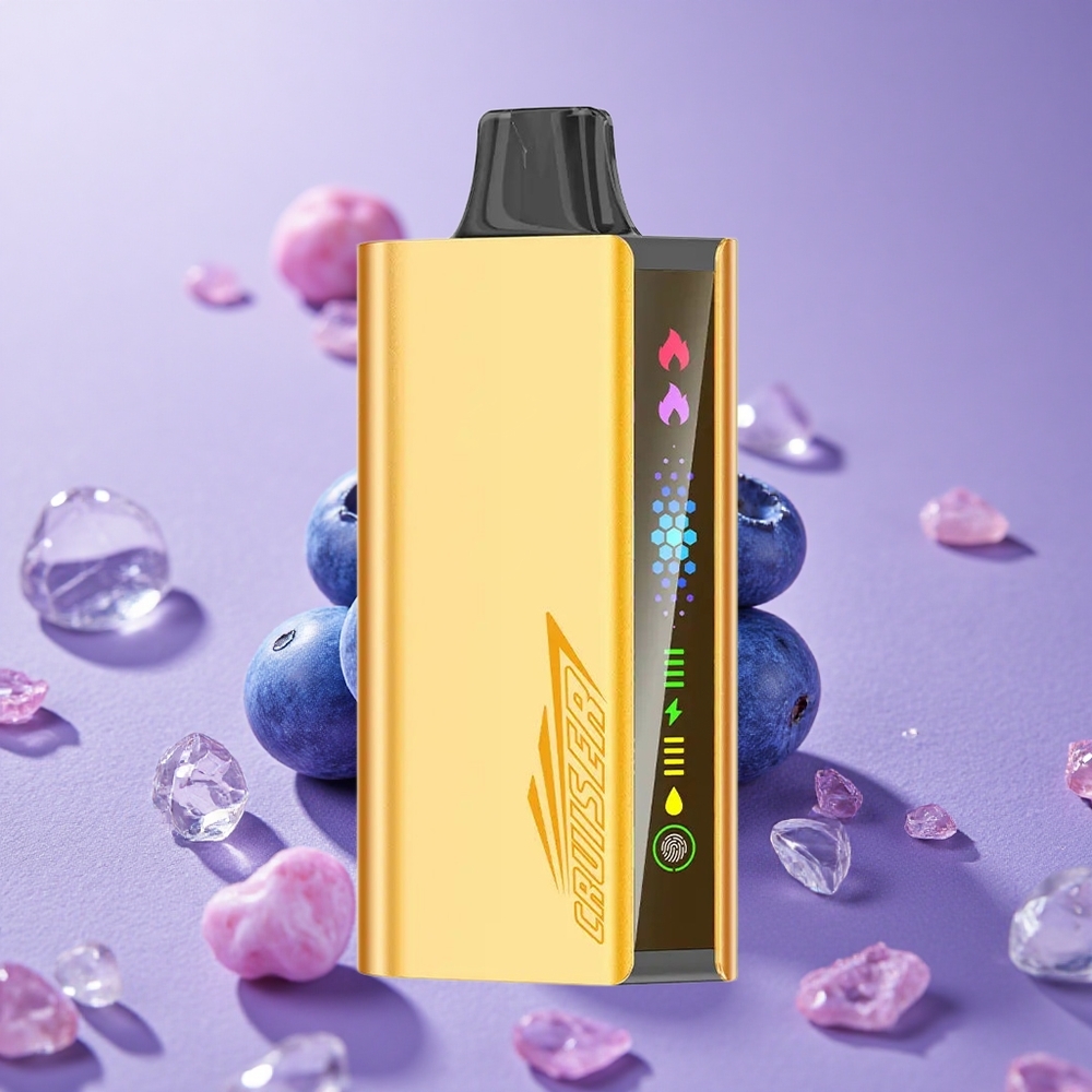 JNR Cruiser 12000 Puffs Vị Dâu Rừng Pin Tích Hợp 3500mAh Màn Hình Hiển Thị Hoạt Hình