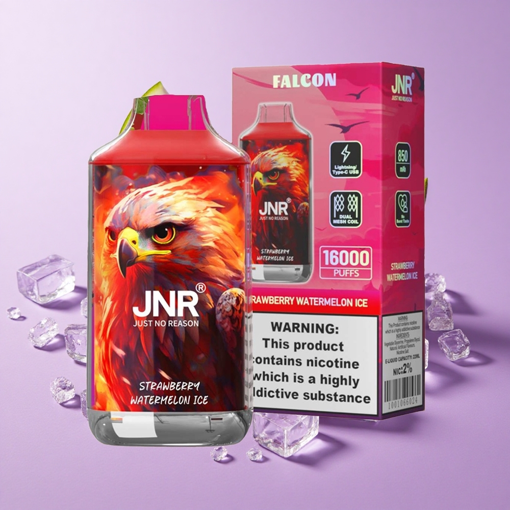 JNR Falcon 16000 Puffs Dâu Dưa Hấu Đá Pin 850mAh & Dung Lượng 22ml