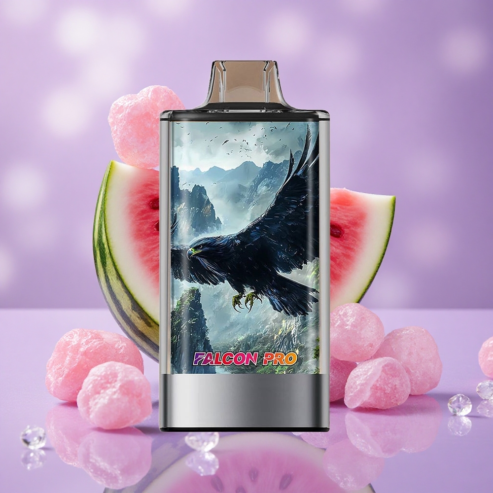 JNR Falcon Pro 28000 Puffs Bong Bóng Dưa Hấu Smart Display Dual Mesh Coil