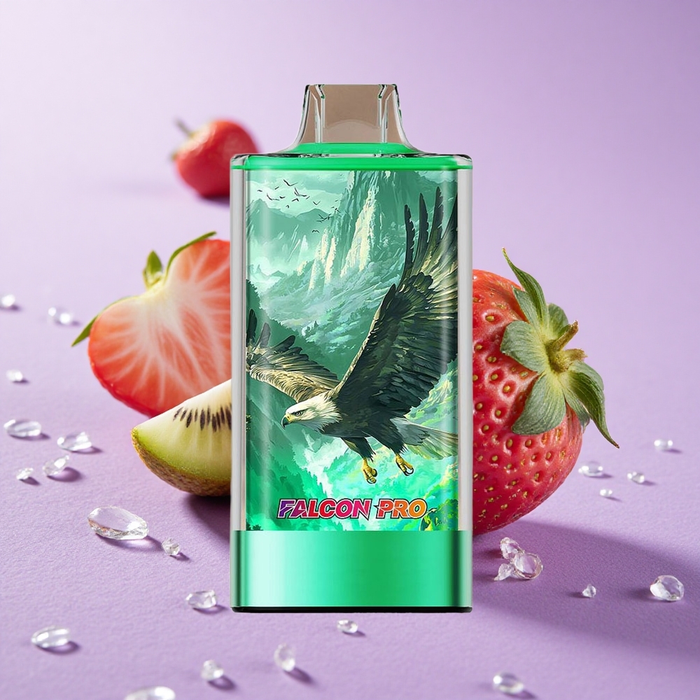 JNR Falcon Pro 28000 Puffs Dâu Tây Kiwi Pin 950mAh Điện Tử Thông Minh