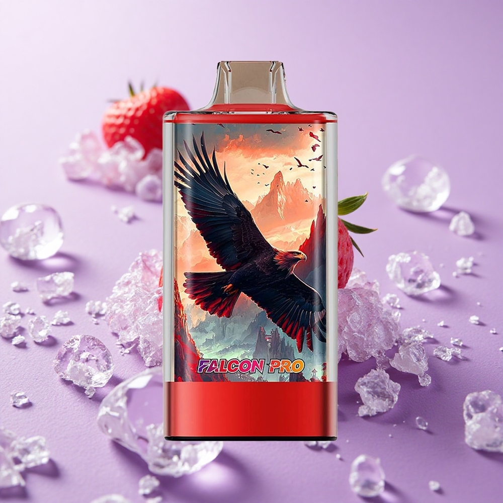 JNR Falcon Pro 28000 Puffs Dâu Tây Đá Lạnh Pin 950mAh Dung Lượng 30ml