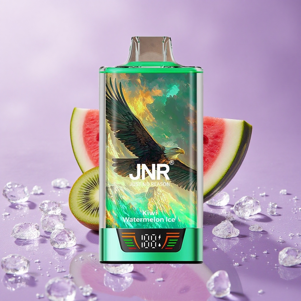 JNR Falcon Pro 28000 Puffs Kiwi Dưa Hấu Đá Thông Minh Sạc USB Type-C