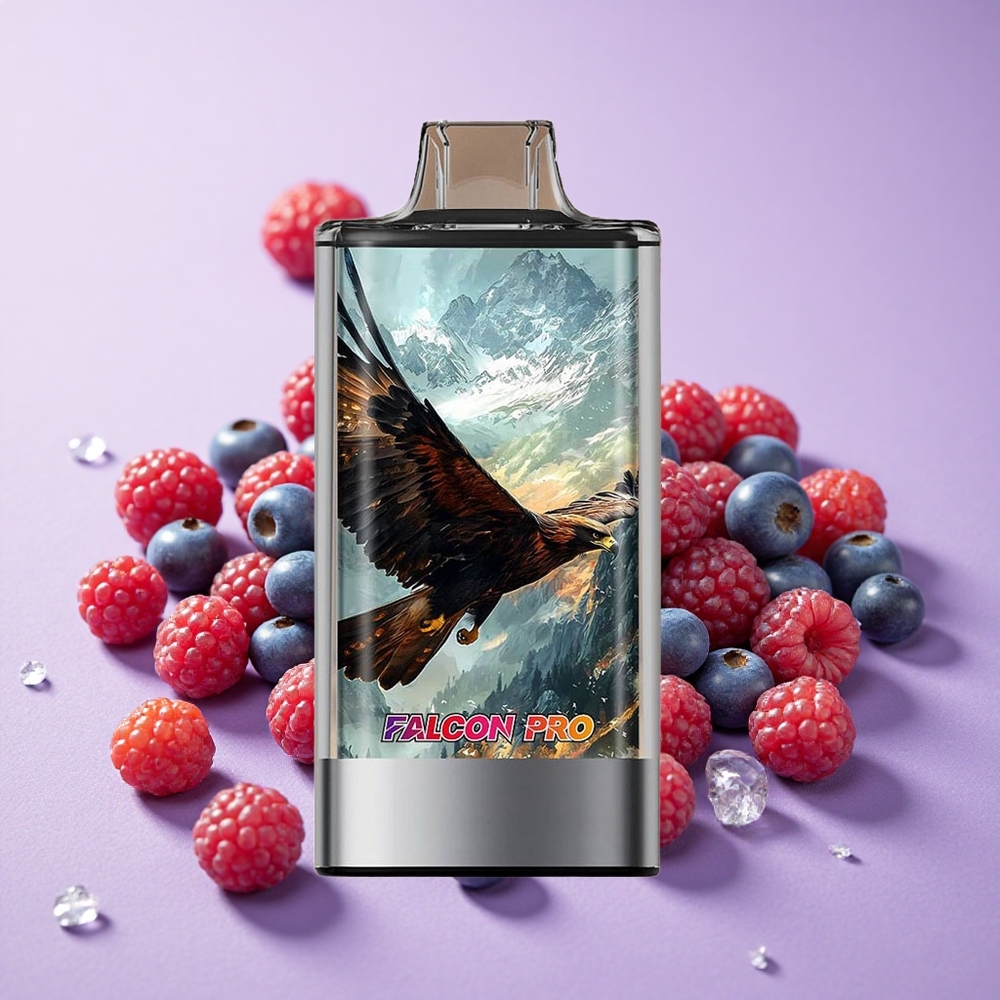JNR Falcon Pro 28000 Điếu Thuốc Điện Tử Dùng Một Lần Hỗn Hợp Quả Mọng Hiển Thị Thông Minh Sạc USB Type-C