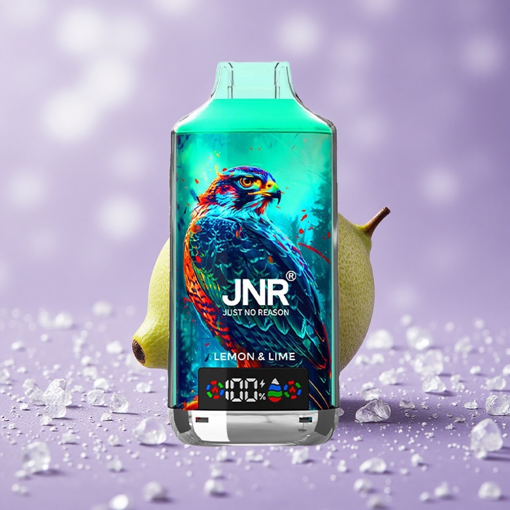 JNR Falcon X 18000 Puffs Chanh Chanh Lime Pin Nhanh Type-C & Màn Hình Kỹ Thuật Số