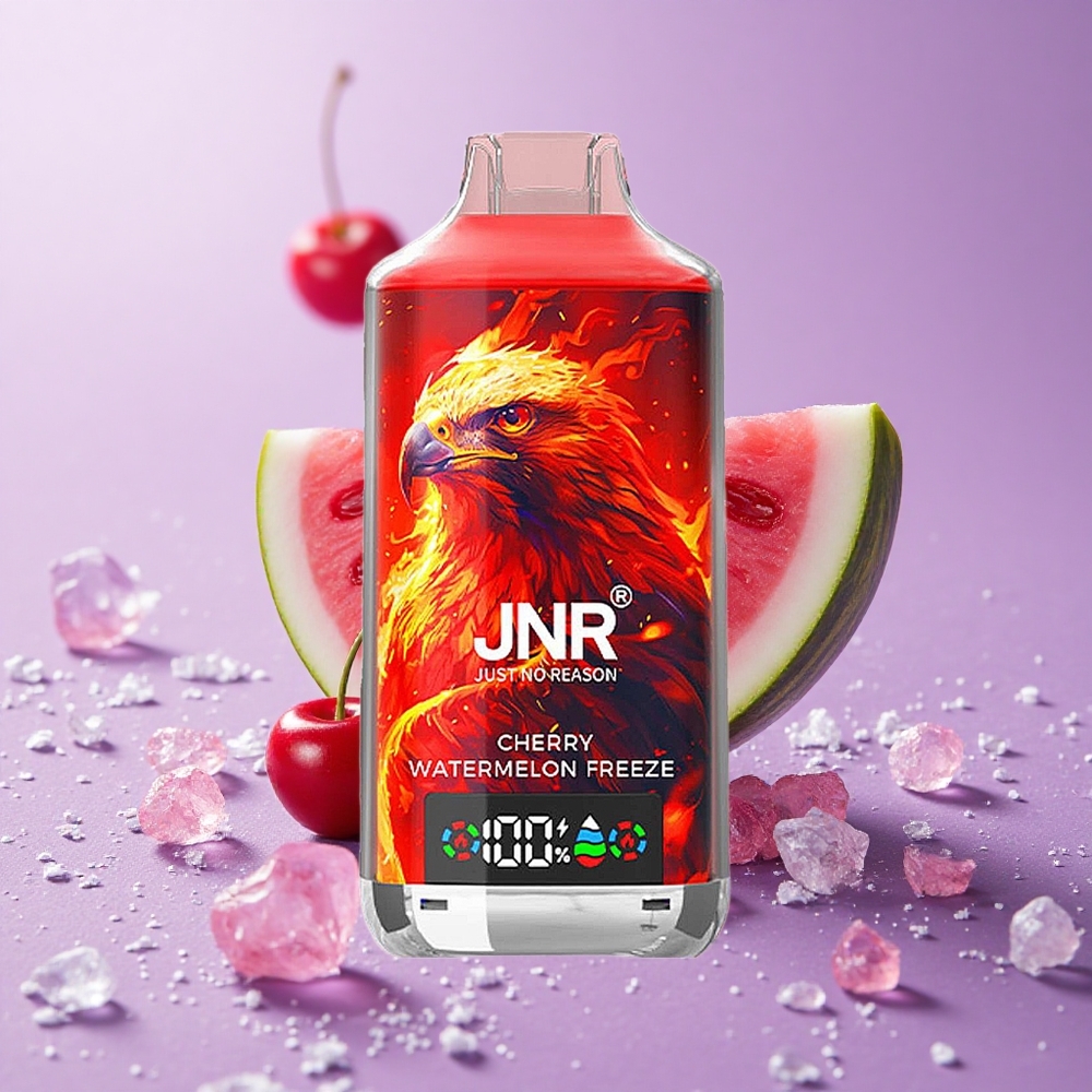 JNR Falcon X 18000 Puffs Cherry Dưa Hấu Đông Lạnh Pin 750mAh Dual Mesh Coil & Dual Core