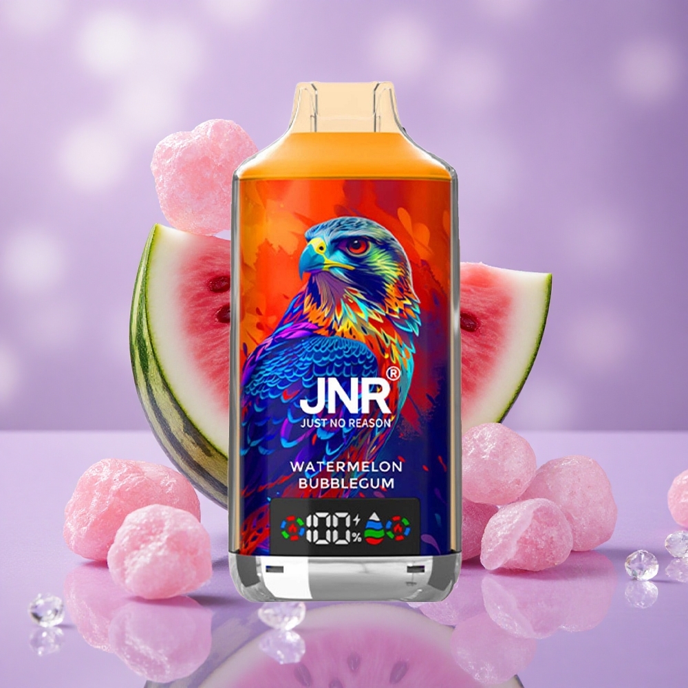 JNR Falcon X 18000 Puffs Dưa Hấu Kẹo Bong Bóng Pin 750mAh Dung Lượng 24ml