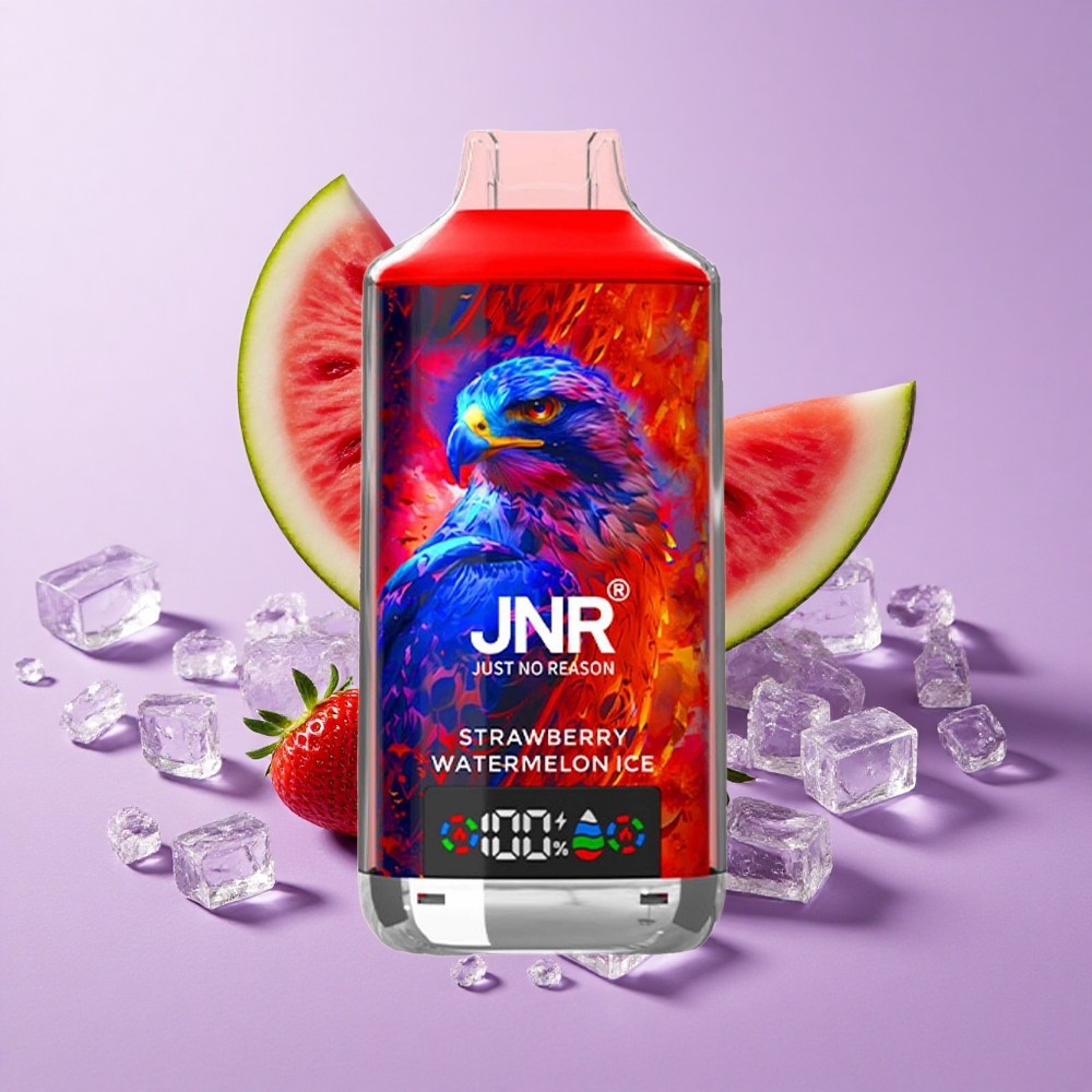 JNR Falcon X 18000 Puffs Dâu Dưa Hấu Đá Pin 750mAh Dung Lượng Tinh Dầu 24ml