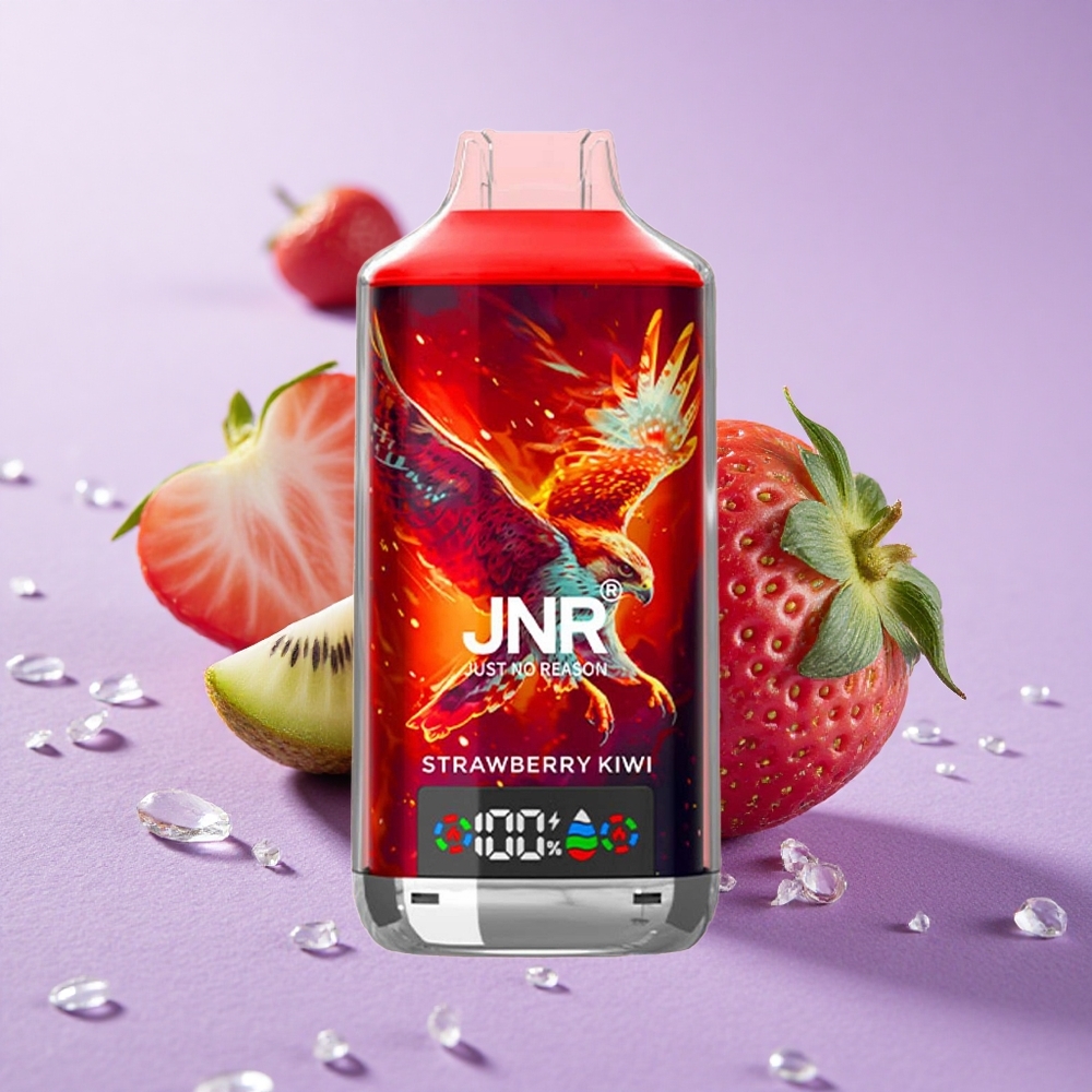 JNR Falcon X 18000 Puffs Dâu Tây Kiwi Pin 750mAh Lõi Dual Mesh Coil & Dual Core