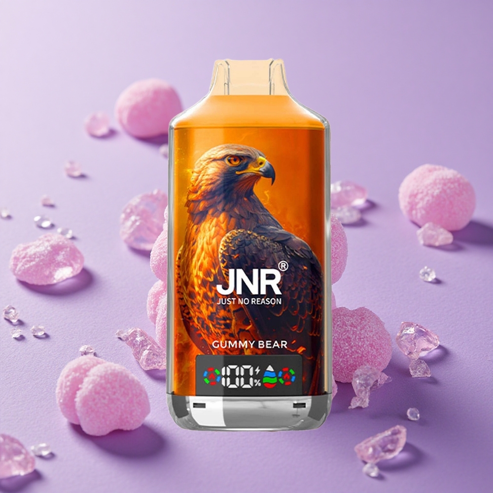 JNR Falcon X 18000 Puffs Gấu Dâu Vape dùng một lần Pin 750mAh & Dung Lượng Tinh Dầu 24ml