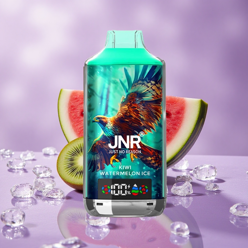 JNR Falcon X 18000 Puffs Kiwi Dưa Hấu Lạnh Pin 750mAh Dung Lượng Tinh Dầu 24ml