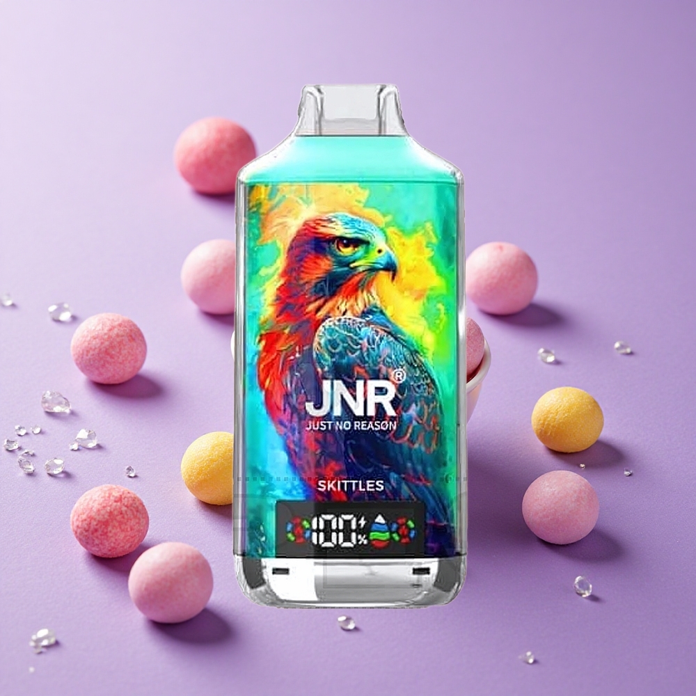 JNR Falcon X 18000 Puffs Skittles Việt Quất với Pin 750mAh & Dung Lượng Tinh Dầu 24ml