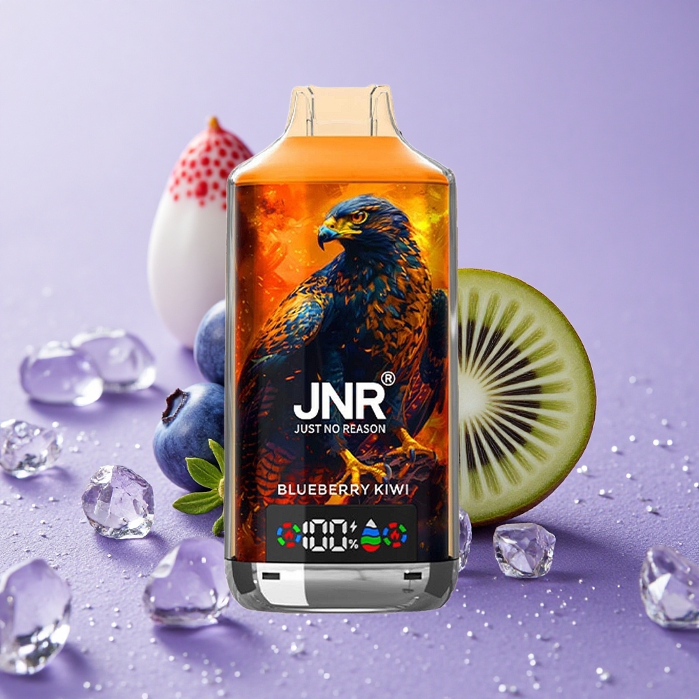 JNR Falcon X 18000 Puffs Việt Quất Kiwi Pin 750mAh Dung Lượng Tinh Dầu 24ml
