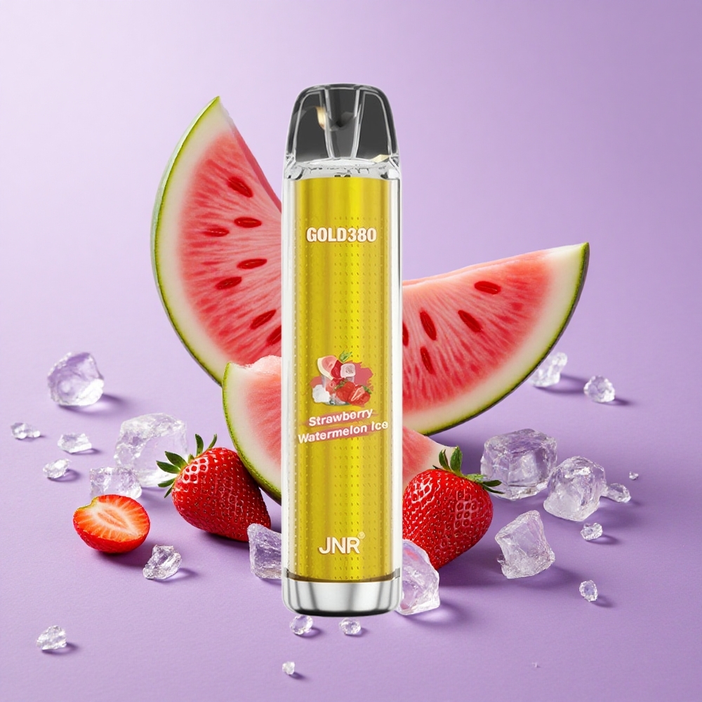 JNR Gold380 6000 Puffs Tinh Dầu Dâu Dưa Hấu Đá Pin 1500mAh