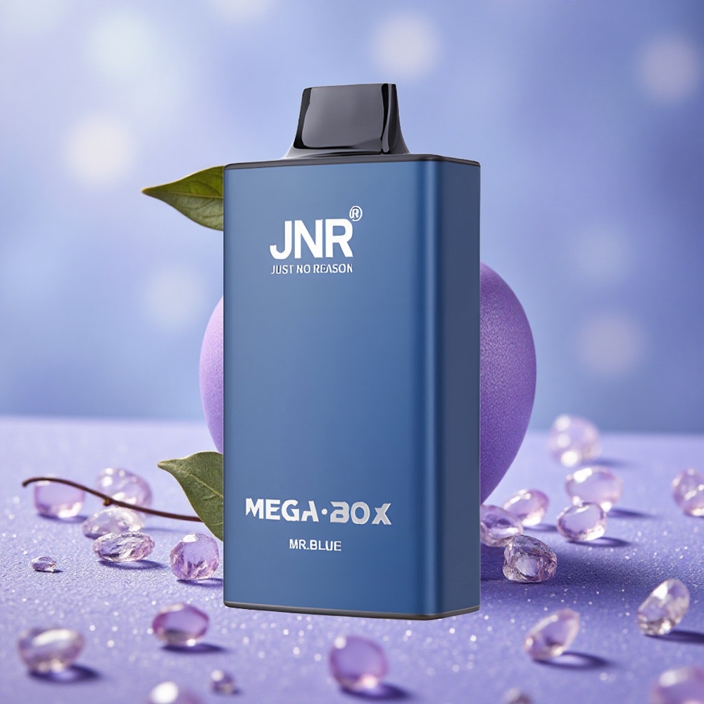 JNR Mega Box 25000 Puffs Dung Lượng 30ml Thuốc Lá Điện Tử Dùng Một Lần Mr Xanh Dương