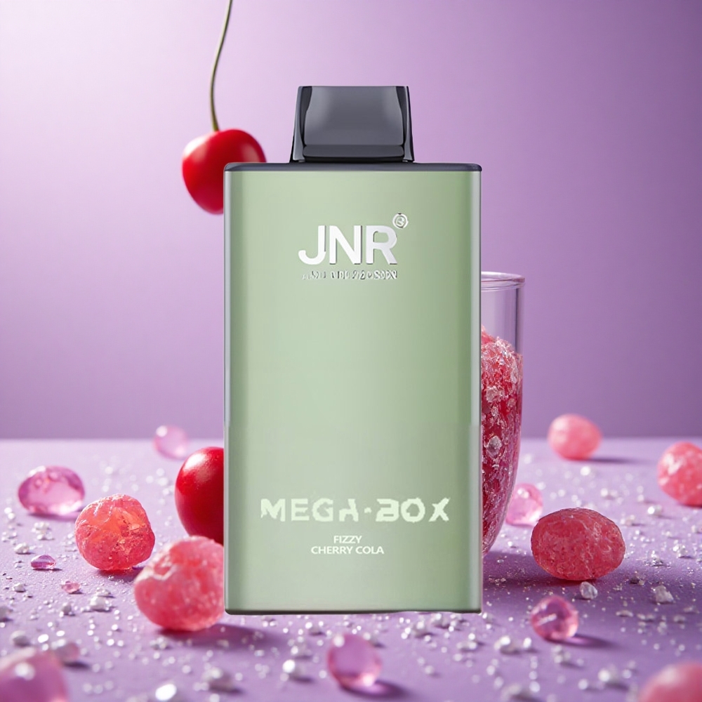 JNR Mega Box 25000 Puffs Dung Lượng Tinh Dầu 30ml Fizzy Anh Đào Cola