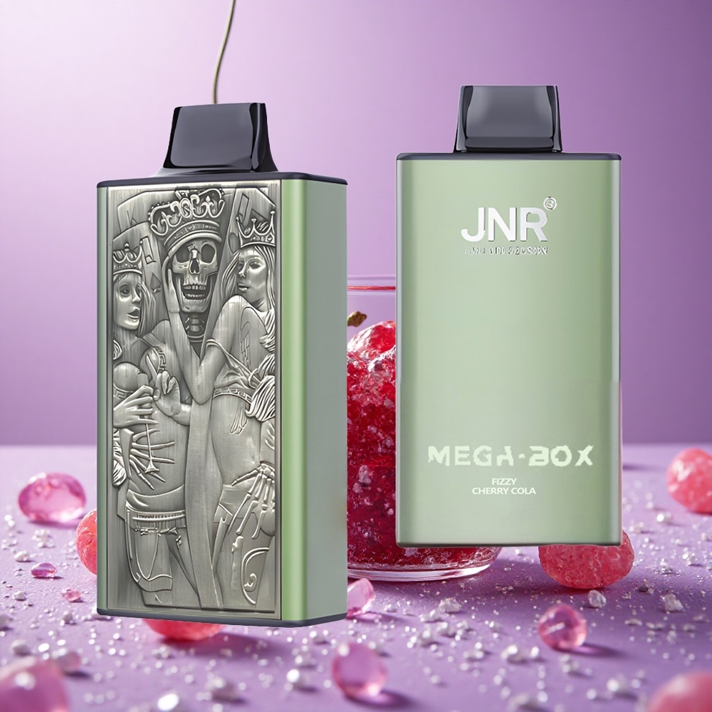 JNR Mega Box 25000 Puffs Dung Lượng Tinh Dầu 30ml Fizzy Anh Đào Cola