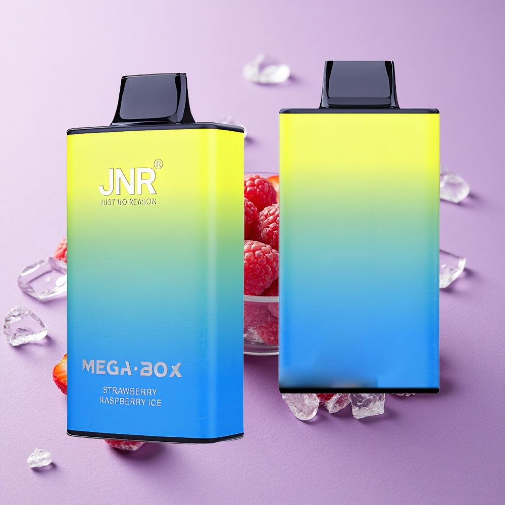 JNR Mega Box 25000 Puffs Dung Lượng Tinh Dầu 30ml Vape dùng một lần Dâu Tây Phúc Bồn Tử Đá