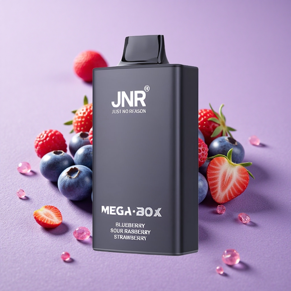 JNR Mega Box 25000 Puffs Dung Lượng Tinh Dầu 30ml Việt Quất Chua Dâu Tây