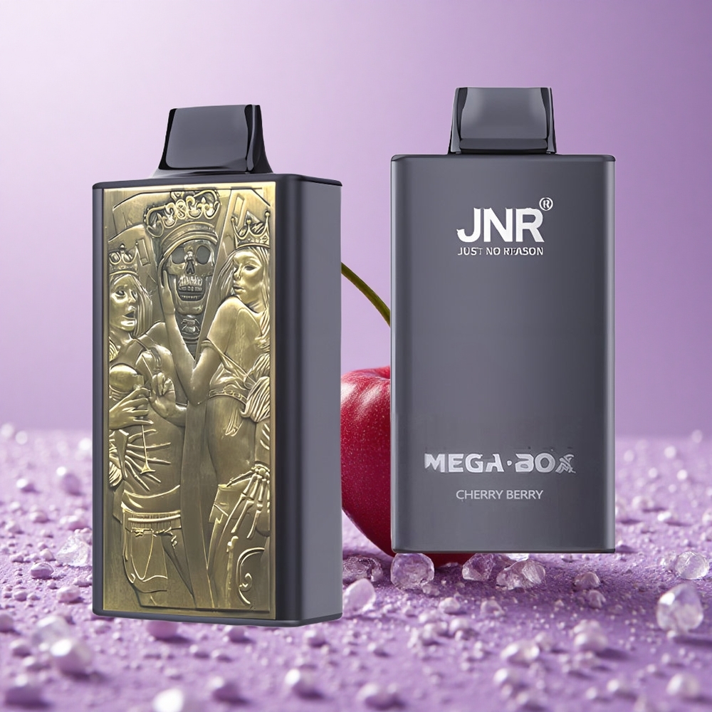 JNR Mega Box 25000 Puffs Tinh Dầu 30ml Anh Đào Dâu