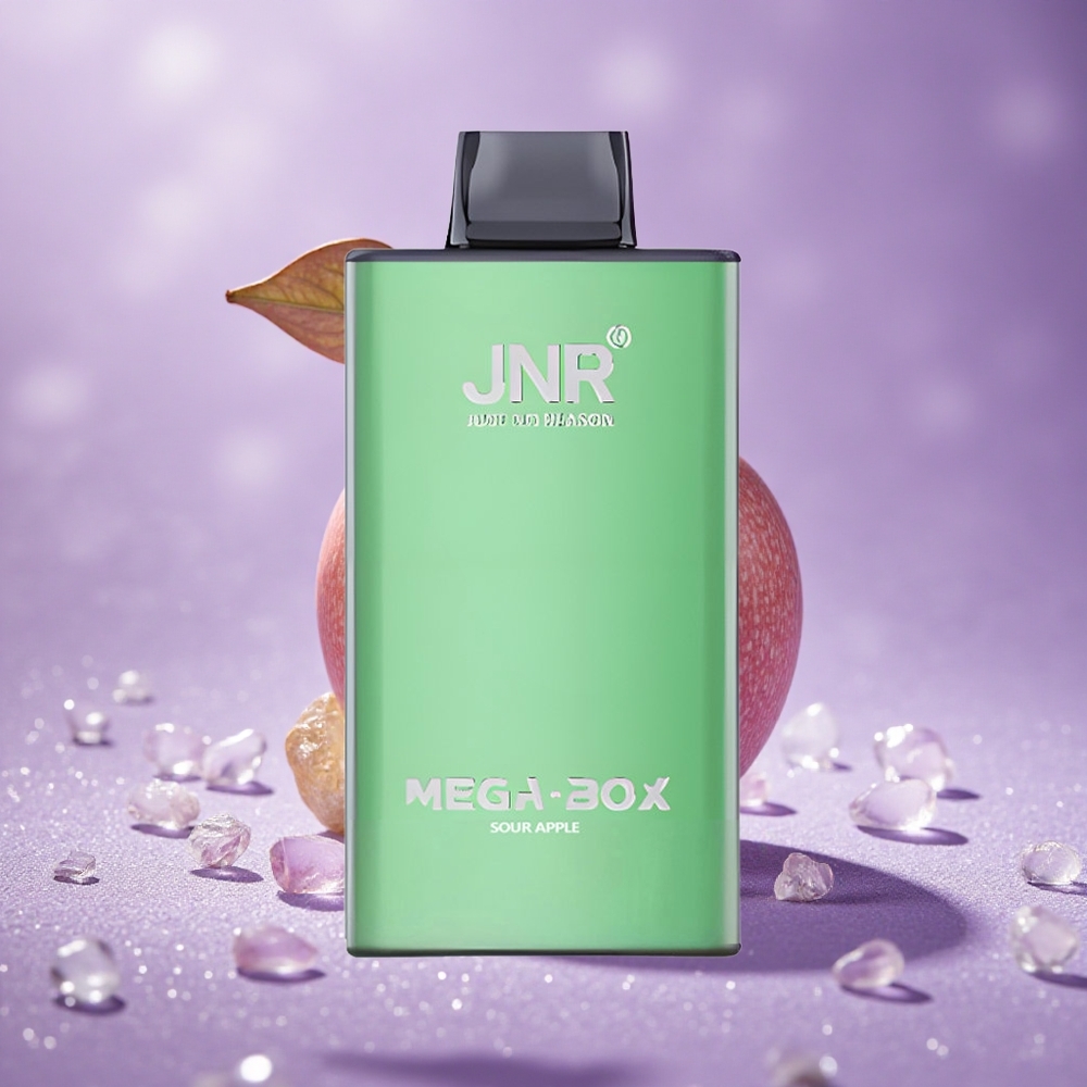 JNR Mega Box 25000 Puffs Tinh Dầu 30ml Táo Chua Vape dùng một lần