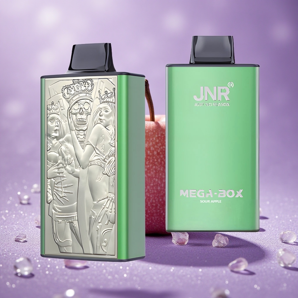 JNR Mega Box 25000 Puffs Tinh Dầu 30ml Táo Chua Vape dùng một lần