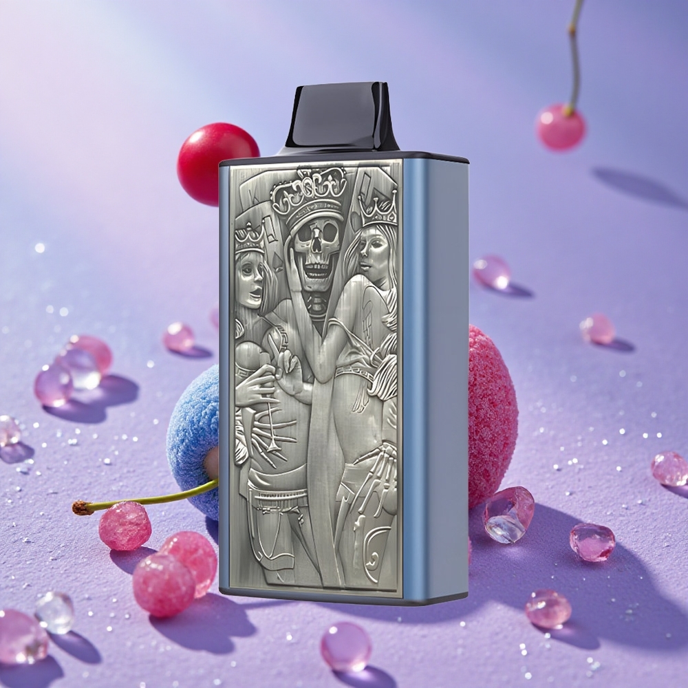 JNR Mega Box 25000 Puffs Tinh Dầu 30ml Vape dùng một lần Blue Razz Cherry Việt Quất Anh Đào