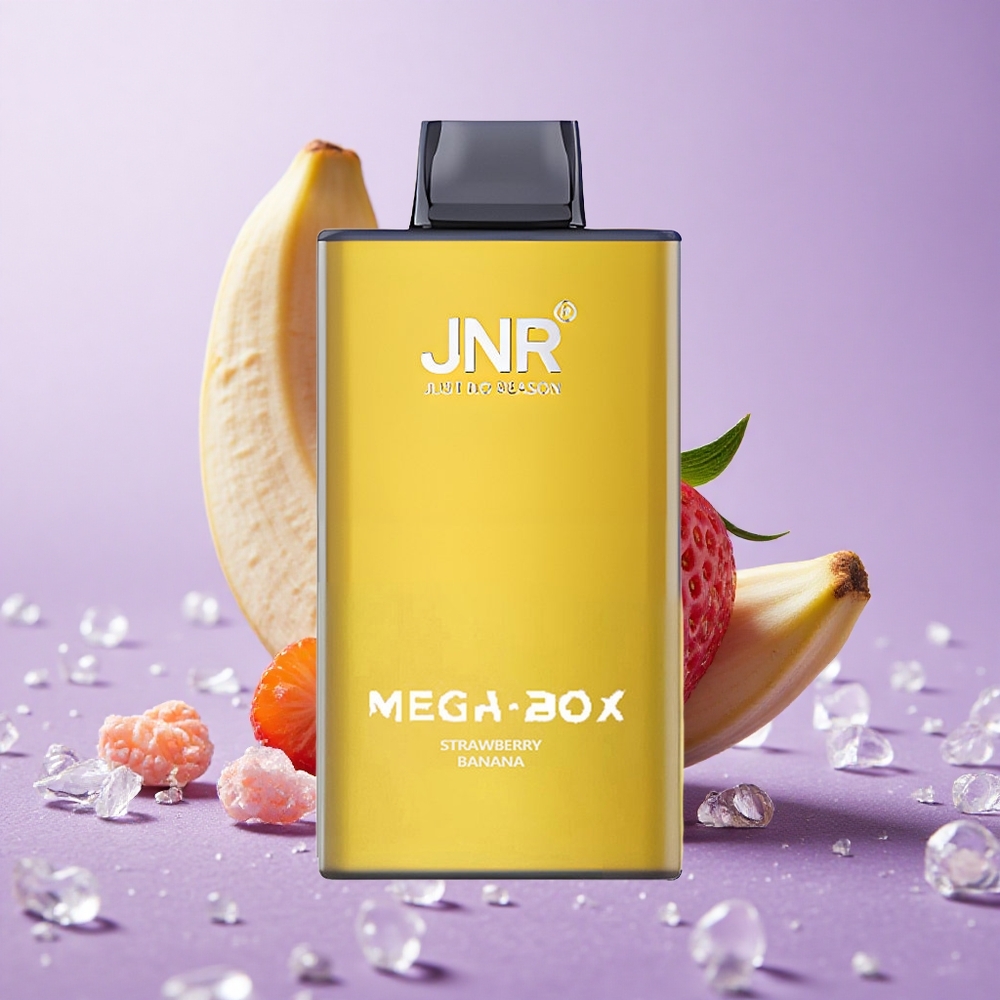 JNR Mega Box 25000 Puffs Tinh Dầu Dùng Một Lần Dâu Chuối 30ml Dung Lượng Pin 850mAh