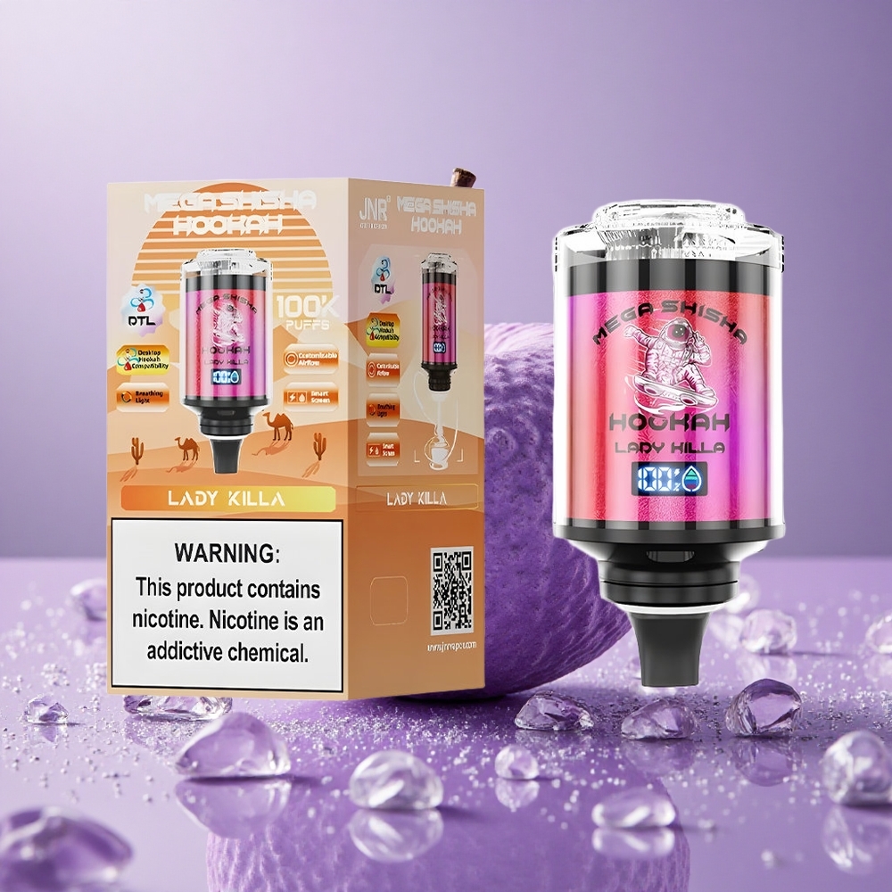 JNR Mega Shisha Hookah 100K Máy Tính Để Bàn Tương Thích Lady Killa