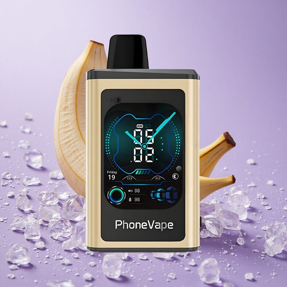 JNR PhoneVape 30000 Hit Thuốc Lá Điện Tử Sạc Type-C 850mAh Chuối Lạnh