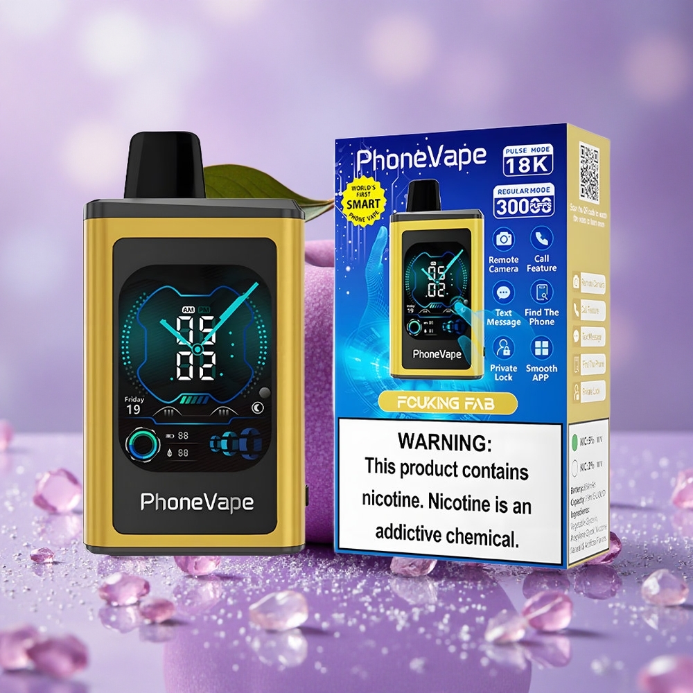 JNR PhoneVape 30000 Puffs Pin Sạc Type-C 850mAh Màn Hình Đầy Đủ Fucking Fab