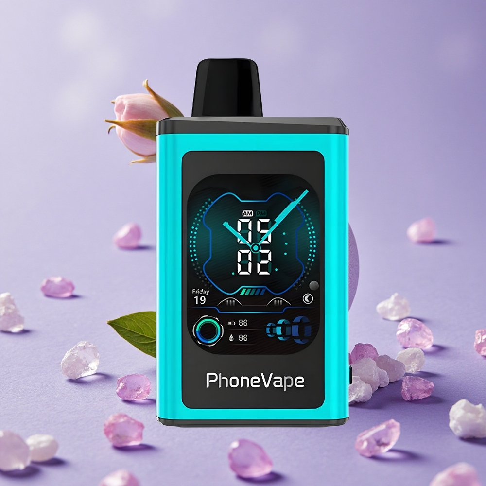 JNR PhoneVape 30000 lượt Puffs Pin sạc Type-C 850mAh Điều chỉnh luồng khí Miami Bạc Hà