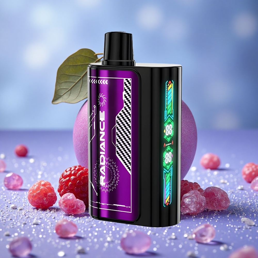 JNR Radiance 31000 Puffs Màn Hình Thông Minh Dâu Xanh Cherry