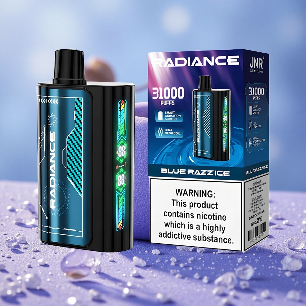 JNR Radiance 31000 Puffs Pin Sạc 950 mAh Blue Razz Ice
