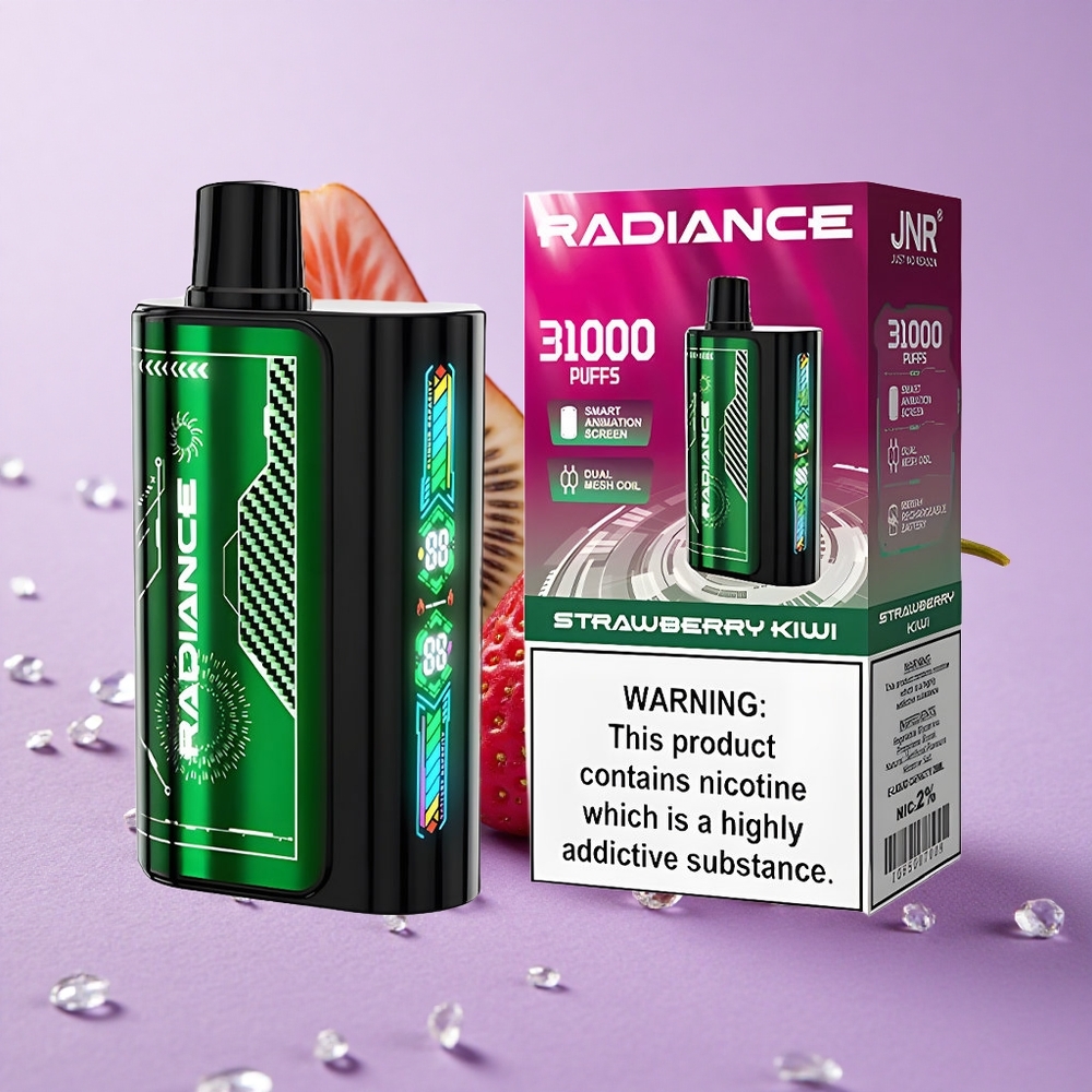 JNR Radiance 31000 Puffs Tinh Dầu 28ml Dâu Kiwi