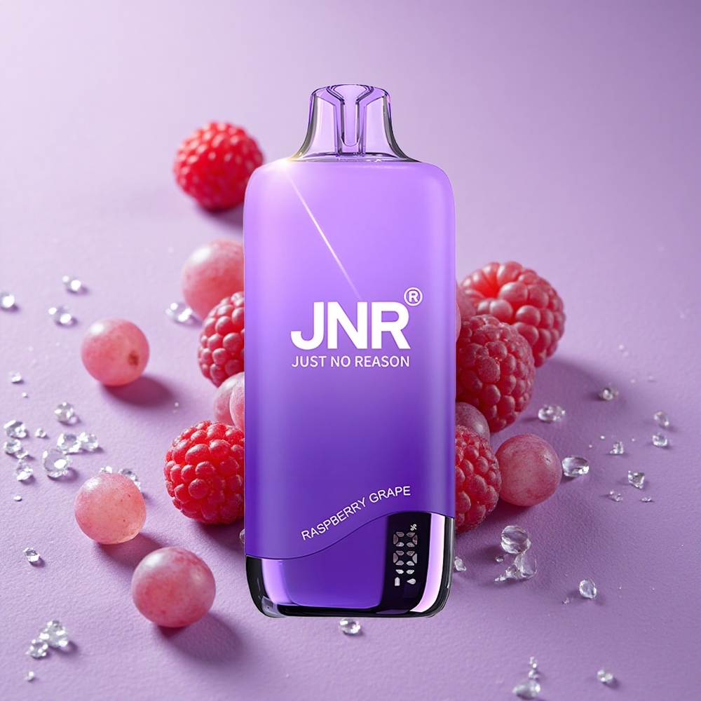 JNR Rainbow 10500 Puffs Vape dùng một lần Quả Mâm Xôi Nho Pin 600mAh Bình Chứa 18ml