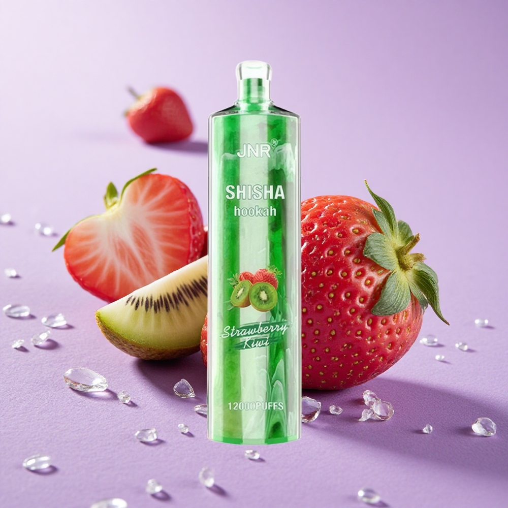JNR Shisha Hookah 12000 Puffs Dâu Tây Kiwi Dung Lượng Pin 750mAh Dung Tích Tinh Dầu 24ml