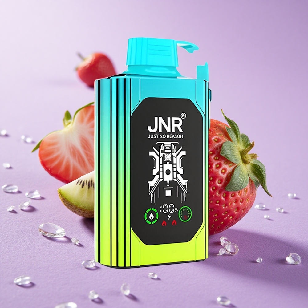 JNR Shisha Hookah Box 20500 Puffs Dâu Tây Kiwi Màn Hình HD Pin 1000mAh