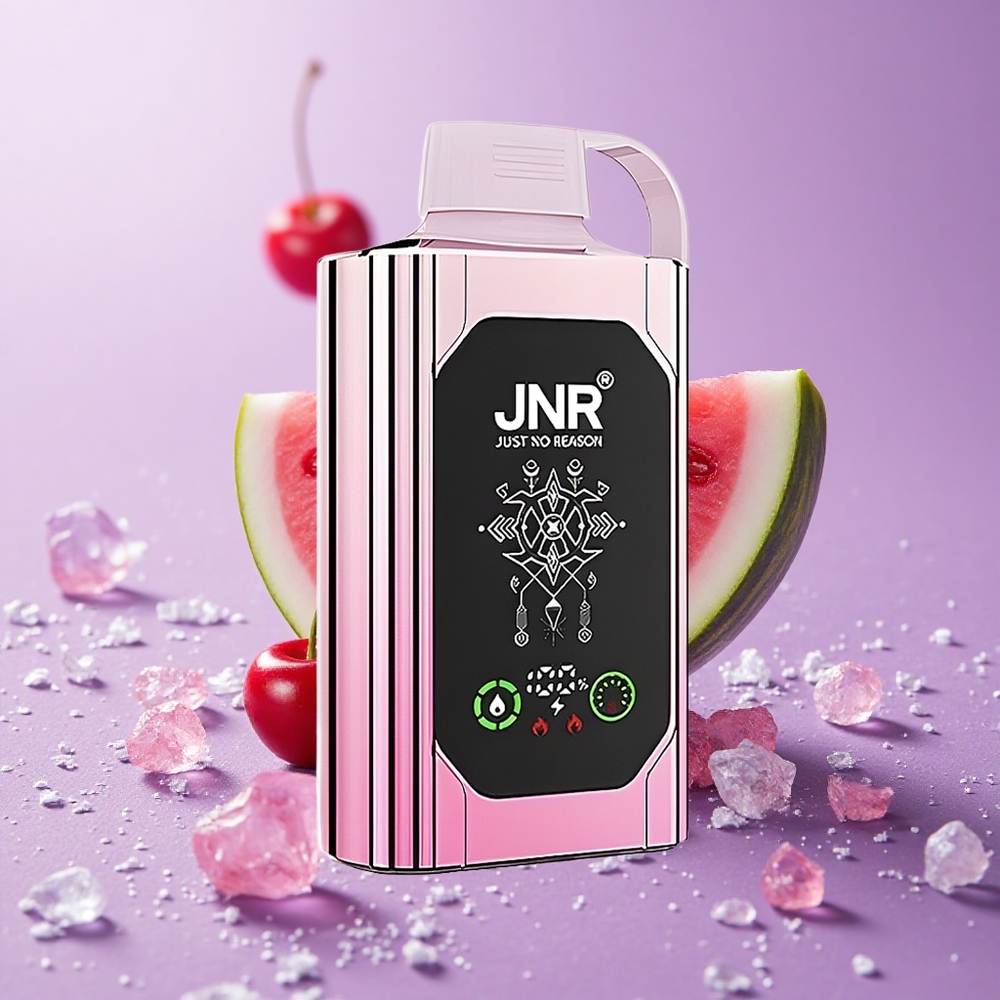 JNR Shisha Hookah Box 20500 Puffs Màn Hình HD Pin 1000mAh Cherry Dưa Hấu Đá Lạnh