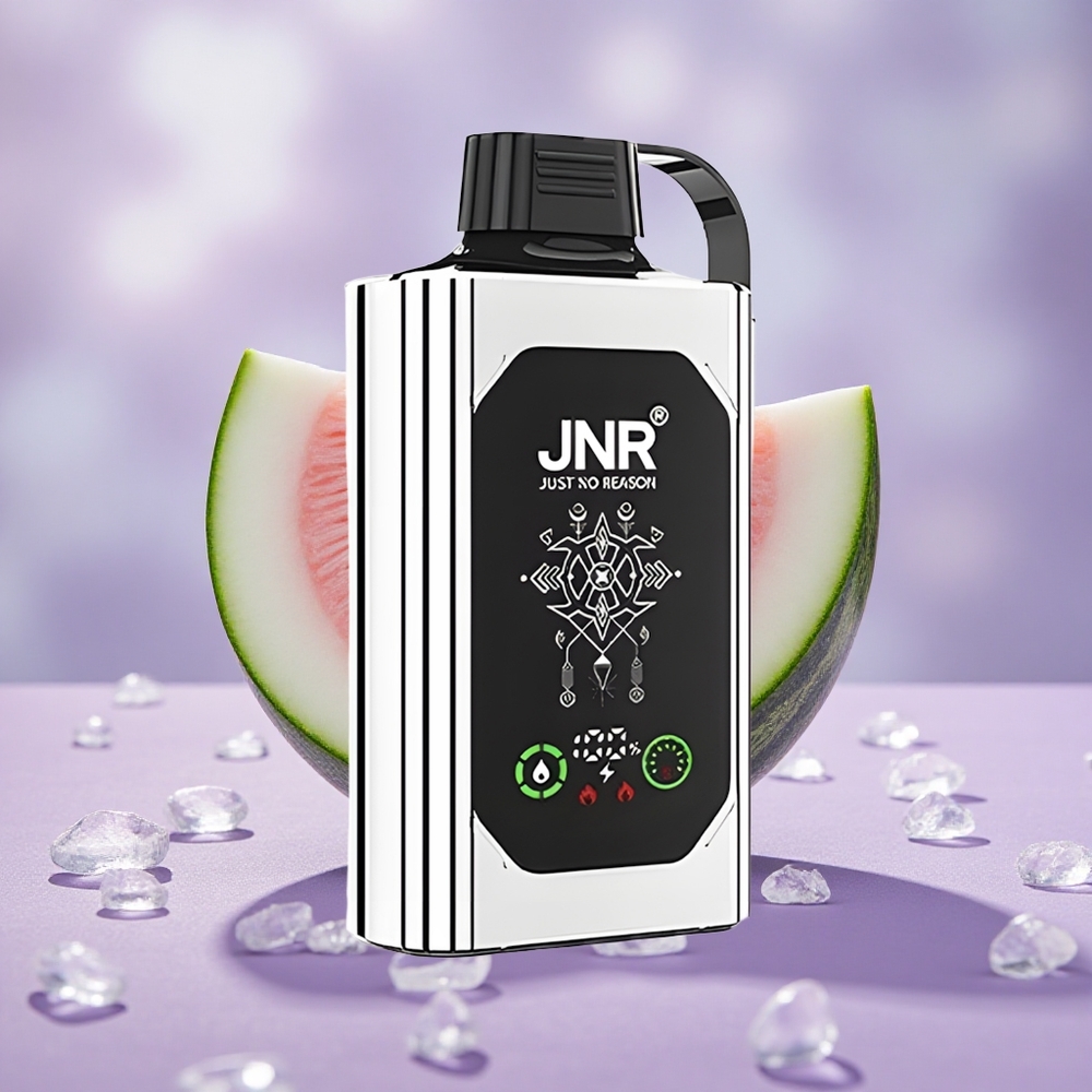 JNR Shisha Hookah Box 20500 Puffs Màn Hình HD Pin 1000mAh Dưa Đôi Bạc Hà