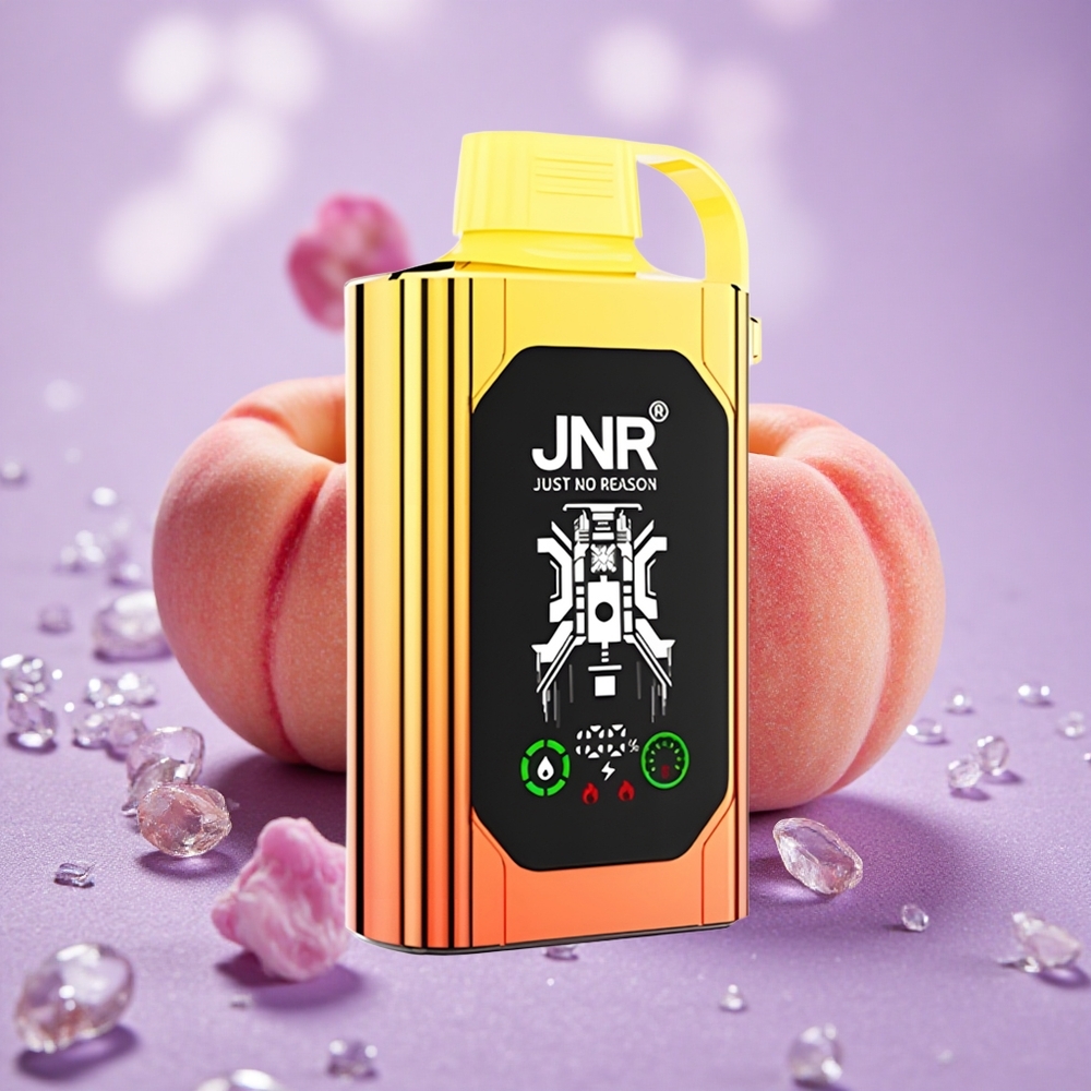 JNR Shisha Hookah Box 20500 Puffs Đào Tươi Màn Hình HD Pin 1000mAh