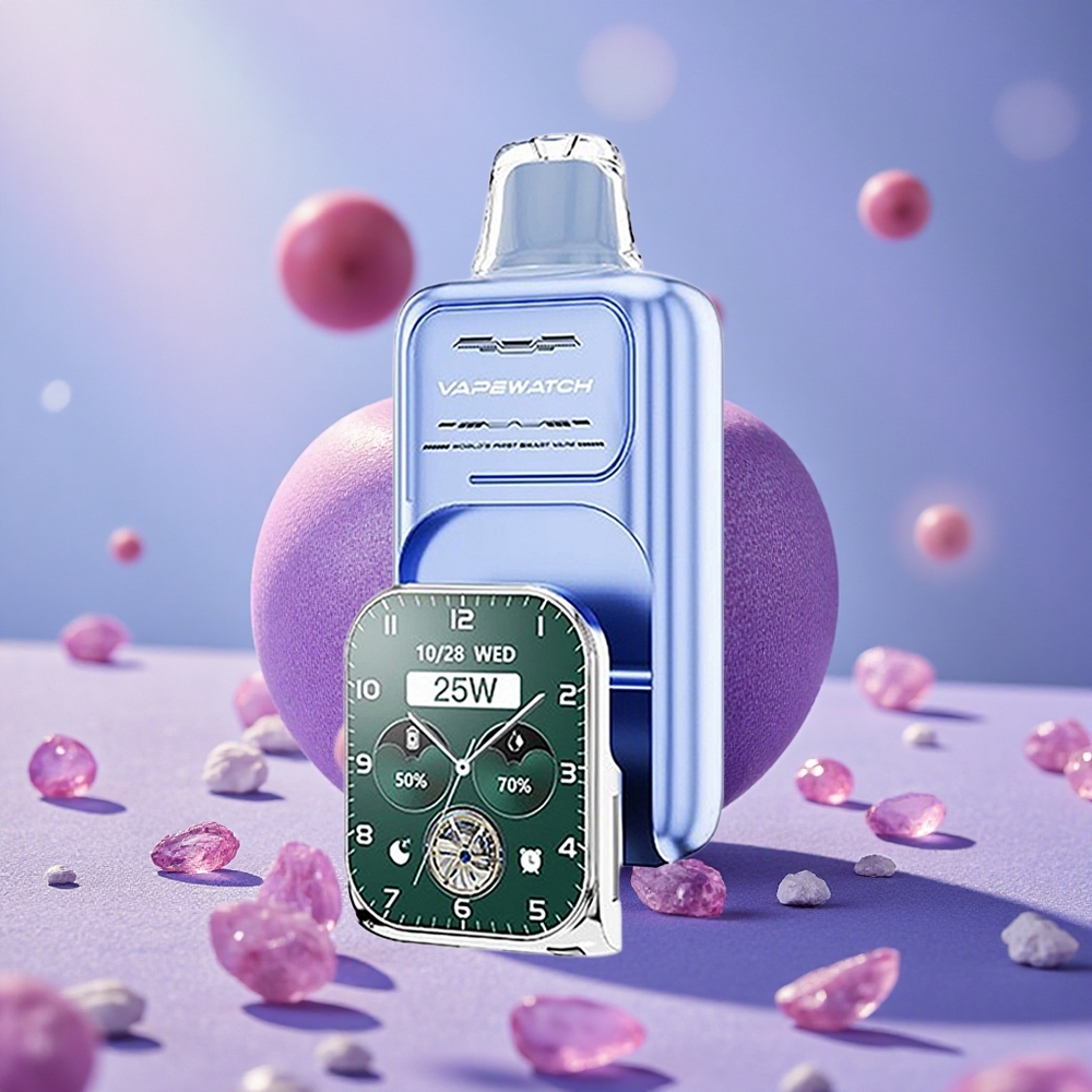 JNR Vape Watch 30000 Puffs Dứa Xanh Đá Dung Lượng Pin 1000mAh Kiểu Cuộn Dây Lưới Kép