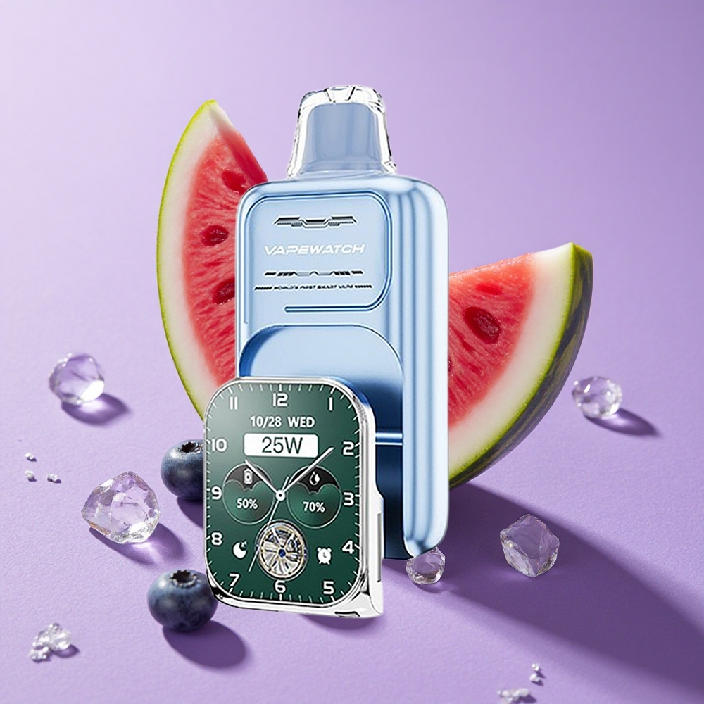 JNR Vape Watch 30000 Puffs Dâu Tây Dưa Hấu Pin 1000mAh Dung Lượng 19mL