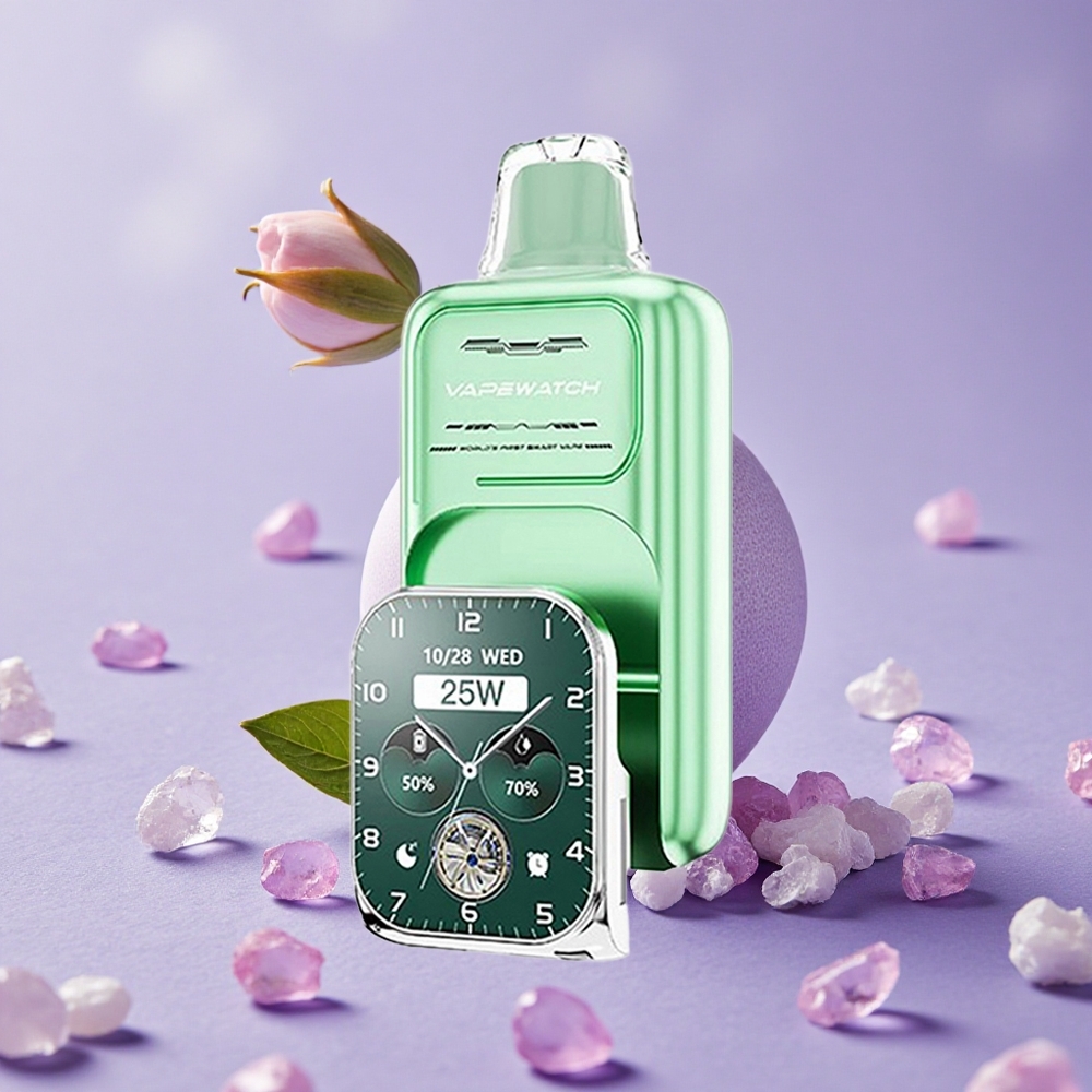 JNR Vape Watch 30000 Puffs Vị Bạc Hà Miami Dung Lượng Pin 1000mAh Dung Tích Tinh Dầu 19mL
