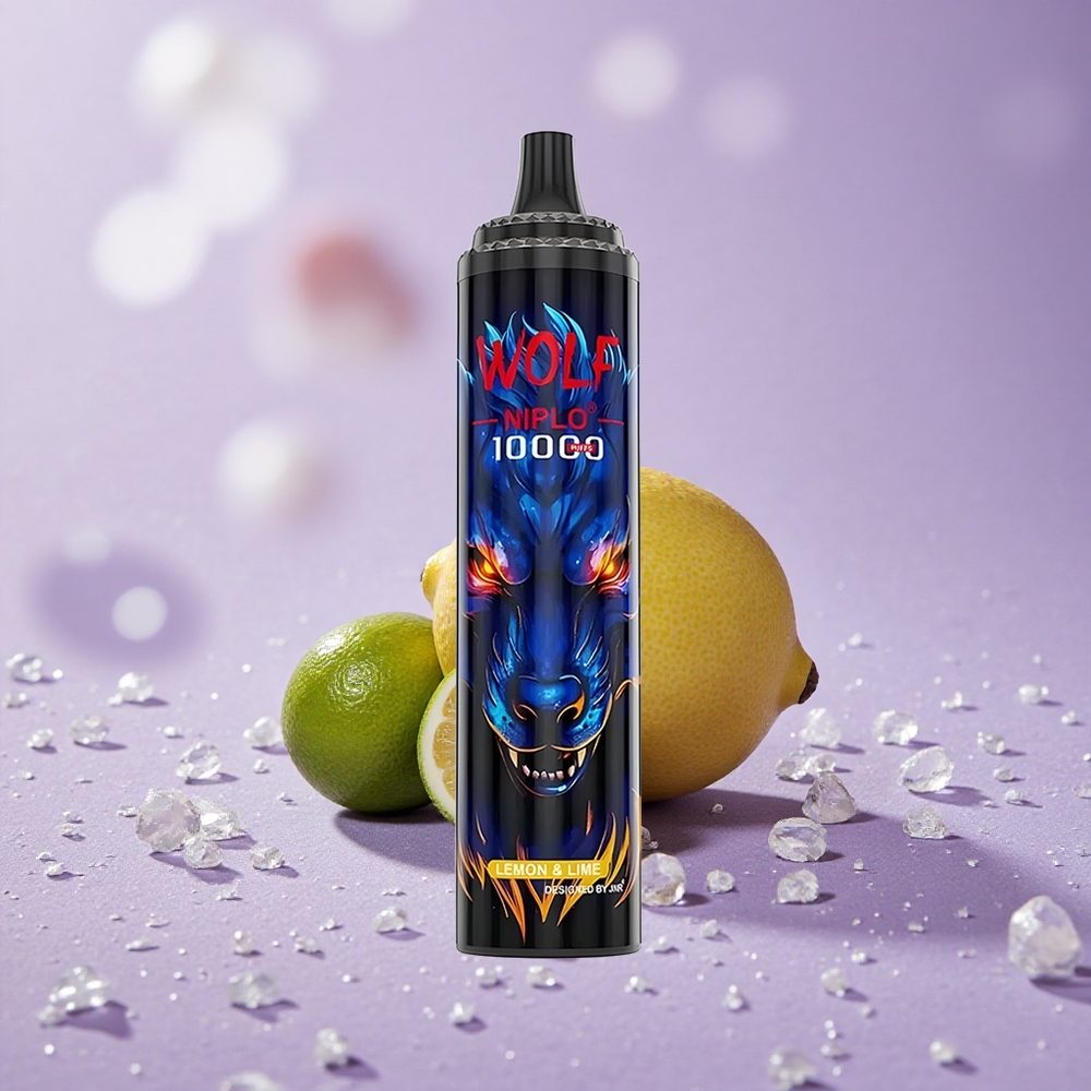 JNR Wolf Niplo 10000 Puffs Chanh & Chanh Dây Pin 650mAh Dung Lượng 20ml