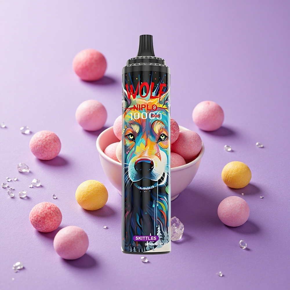 JNR Wolf Niplo 10000 Puffs Số Puffs 10000 Dung Lượng Pin 650mAh Vị Skittles