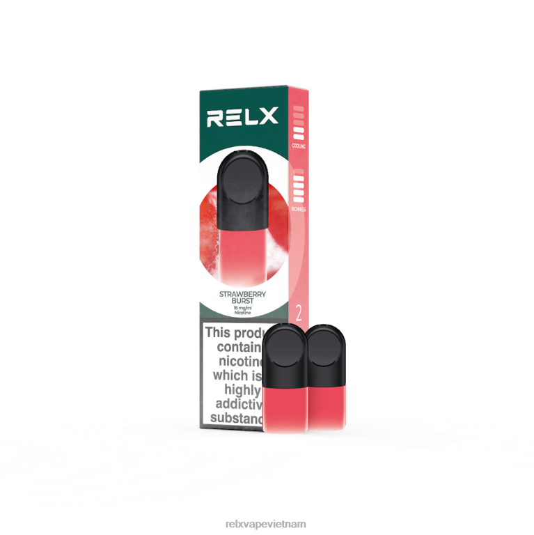 022TP34 RELX vỏ vụ nổ dâu tây đầu pod RELX giá rẻ