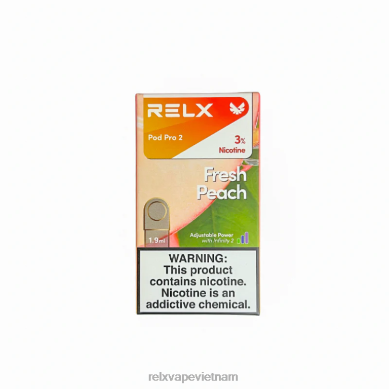 022TP102 RELX pod pro 2 - 3 pod quả đào RELX vape disposable