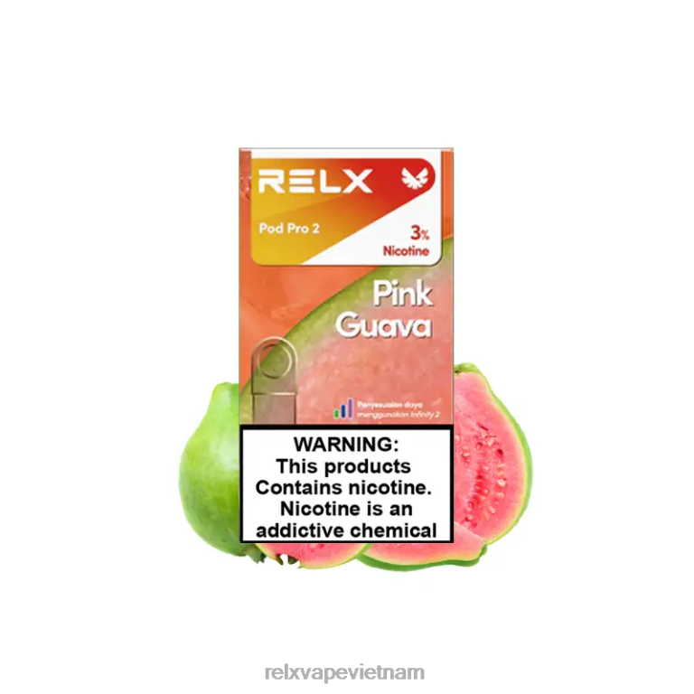 022TP106 RELX pod pro 2 - 3 pod ổi hồng RELX flavors pods